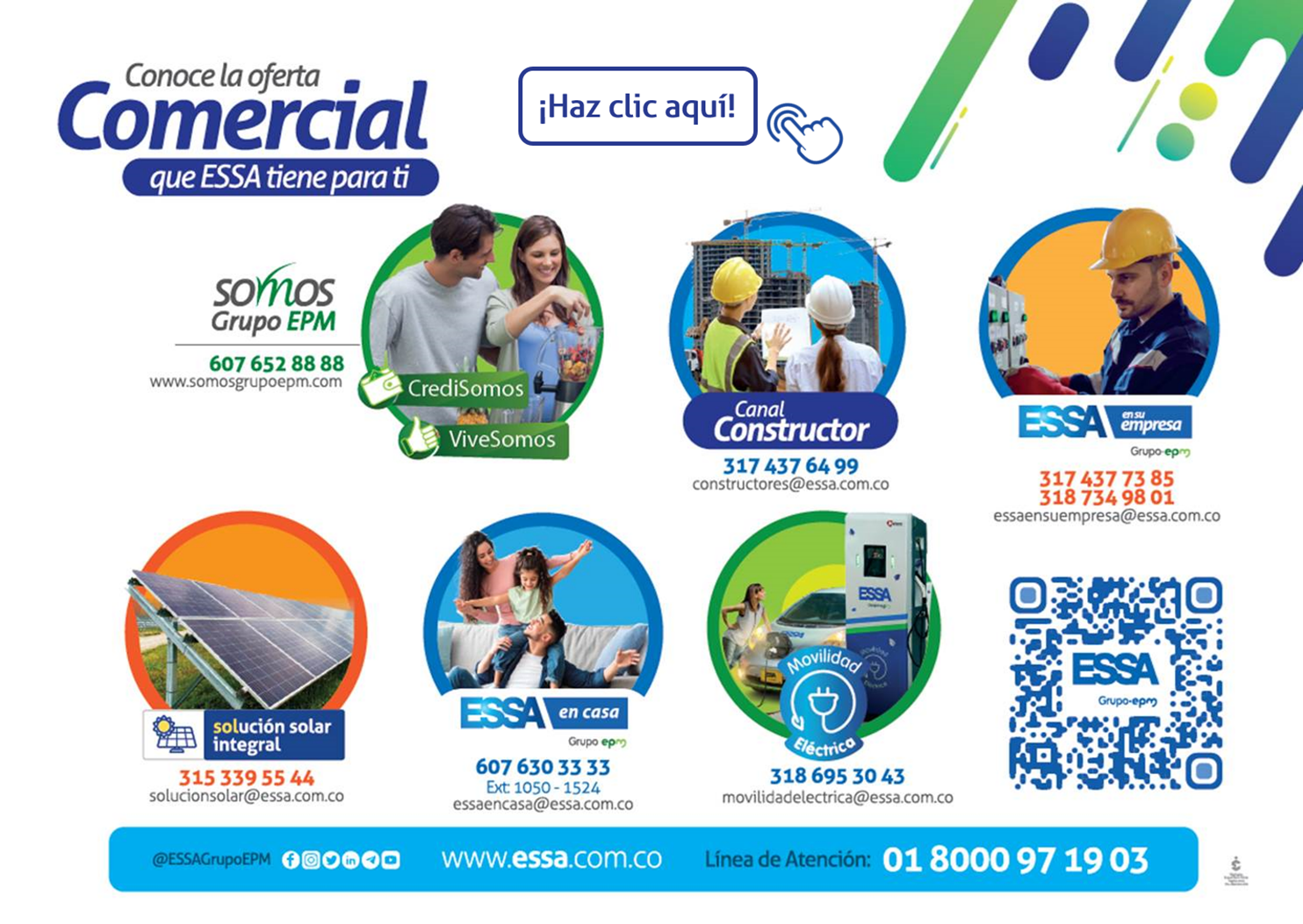 ofertas comerciales de ESSA para sus grupos de interés ofertas comerciales de ESSA para sus grupos de interés